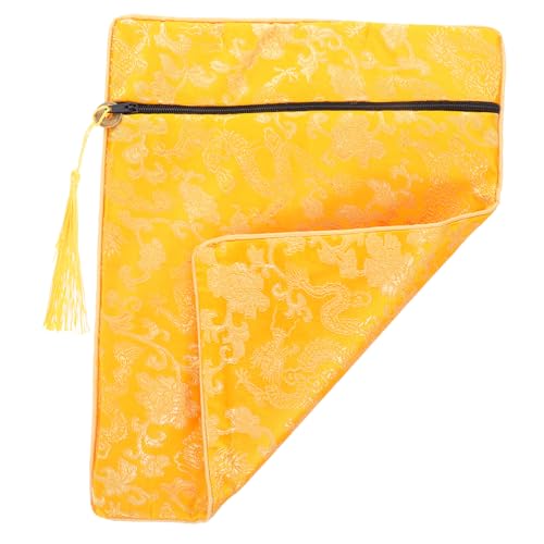 FRCOLOR Book Carrying Bag Bag Quran Cover Bible Protective Silk Fabric Storage for Clothes Wallet Wedding Purse