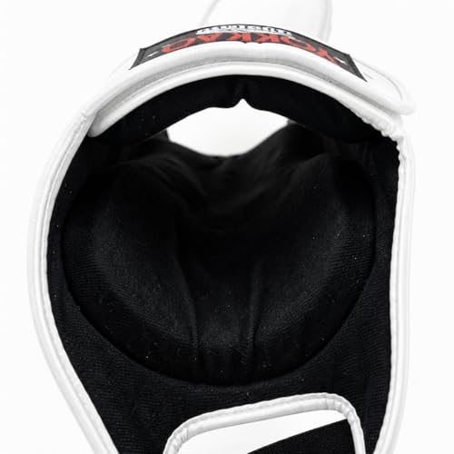 YOKKAO Matrix Muay Thai Kickboxing MMA Shin Guards with Knee Guards - color: Matrix White, size: Small