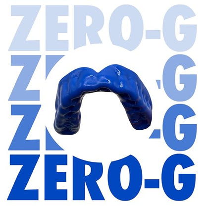 Zero-G Sports Mouthguard Blue 1-Pack - Adult Size - Boil & Bite - Basketball, Football, Soccer, Baseball, Hockey, Lacrosse - color: Blue