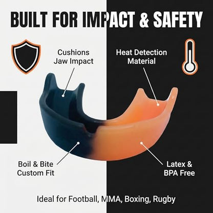 Heat Sensing Mouthguard – Color Changing | OSHA & SB 1248 Safety - color: Heat Sensing Color (Adult)