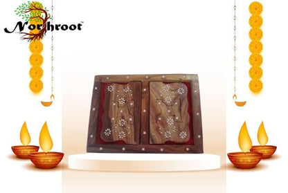 Wooden Rehal Box,Wooden Decor Holy Book Stand Box for Reading Quran, Geeta, Guru Granth Sahib, Bibil (Brown)