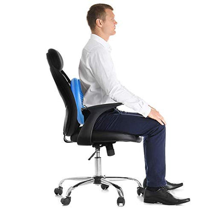WIWAPLE Wiggle Seat, Inflatable Stability Balance Disc Wobble Cushion, Balance Disc Wiggle Seat, Flexible Seating Classroom with Free Air Pump Sensory Kids (Office & Home & School) - color: Blue