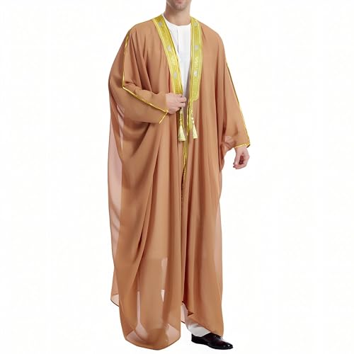 Men's Kaftan - Muslim Robe Thobe Caftan - size: Large