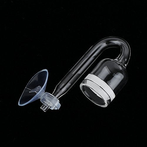 CO2 Diffuser, Carbon Dioxide Glass Reactor U Shape Tube Set for Aquarium Plants Tank(CO2 Diffuser Set) - color: CO2 Diffuser Set