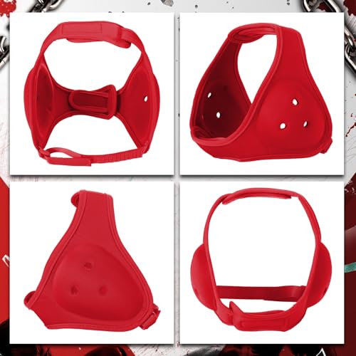 Tellegloww Wrestling Headgear for Kids Youth Soft Grappling Headgear Adjustable Wrestling Ear Guard for Adults - color: Red, style: Classic Style