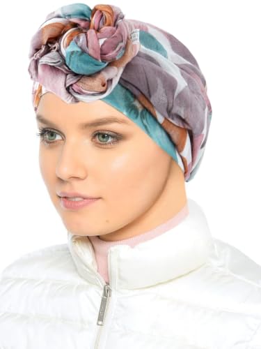 GERINLY Lightweight Scarves Fashion Print Cotton Feel Scarf for Women Shawl - color: Z-colourful