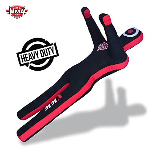 MMA Sports Brazilian JIU Jitsu Grappling Submission Throwing Dummy Punching Heavy Bag Kick Boxing Dummies UNFILLED - color: Black-1, size: 5ft, style: Standing