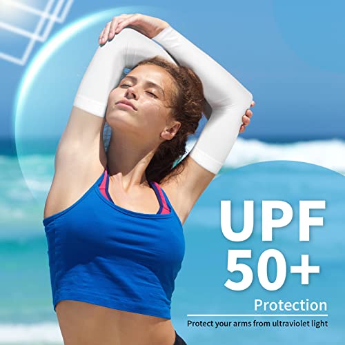 YESLIFE UPF 50 Cooling Sports Arm Sleeve for Men&Women - color: Gray + Pink