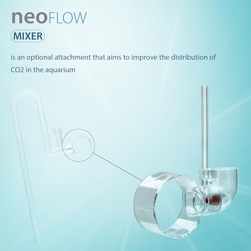 Aquario Neo Mixer - CO2 Diffuser for Neo Flow Lily Pipes, Efficient CO2 Dissolution, Easy Maintenance and Installation - Medium, 13mm 12/16mm - size: Medium [1/2" (12/16MM)]
