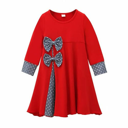 Abaya for Toddler Baby Girls Muslim Prayer Clothes with Hijab Kids Maxi Dress Middle East Dubai Islamic Clothing - color: Red, size: 12-18 Months