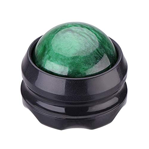 Manual Massage Ball Pain Relief Back Roller Massager Self Massage Therapy and Relax Full Body Tools for Sore Muscle Joint Pain Essential Oils or Lotion Relax (Green) - color: Green