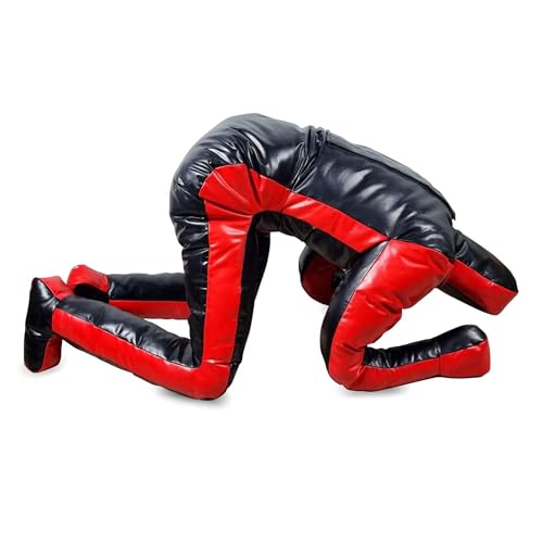 Professional MMA Grappling Dummy - Heavy Duty Unfilled BJJ Training Mannequin for Wrestling, Judo & Jiu Jitsu - Durable Vinyl Sitting