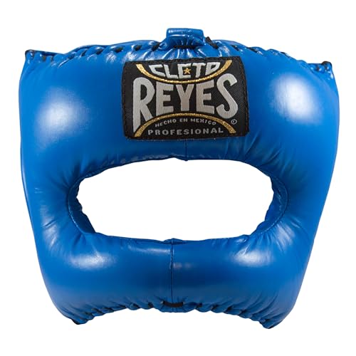 CLETO REYES Boxing Traditional Headgear for Men and Women, Sparring Fighting Sports, Kickboxing, MMA, Muay Thai - color: Electric Blue