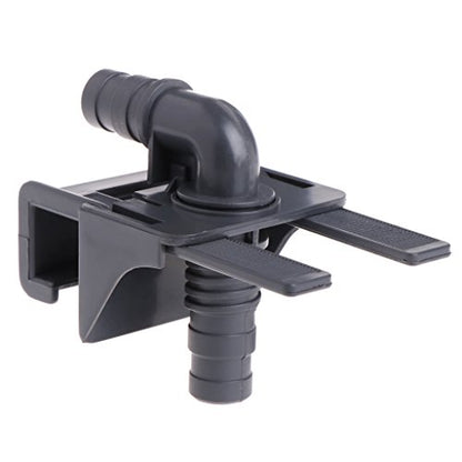 Fixed Holder, Fish for Hose Holder Inlet Outlet Water Pipe Mounting Clip Heavy Duty Clamp for 55mm Thickness Wall - White