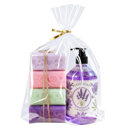 PigPotParty Cellophane Gift Bags 10x14 Inch, 50 Pack, Clear Goodie Bags - color: 10x14 Inch (Pack of 50)
