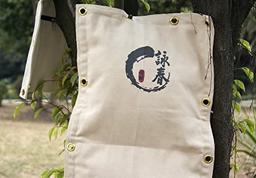 Wing Chun Kung Fu Canvas Sandbag Wall Hanging Bag is Suitable for Kick Boxing and Various Boxing Training. - color: LONG