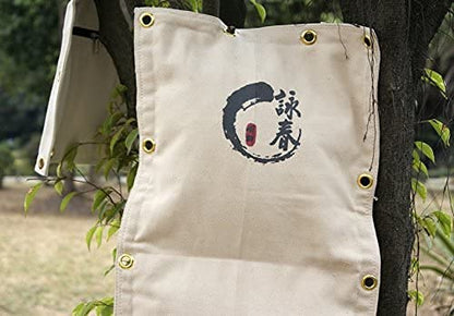 Wing Chun Kung Fu Canvas Sandbag Wall Hanging Bag is Suitable for Kick Boxing and Various Boxing Training. - color: LONG