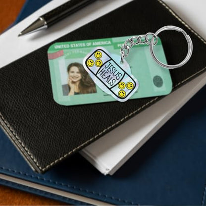 Christian Keychain, Acrylic Material Jesus Keychain with Bible Verse, Scriptures Gifts for Men and Women - color: Girl 11