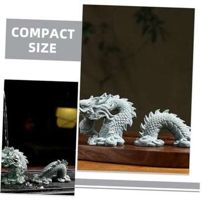 Ipetboom 1 Set Fish Tank Decorations Animal Dragon Sculpture Decor Decorative Dragon Decor Ornaments Decorative Figurine Modeling Synthetic Resin China Office