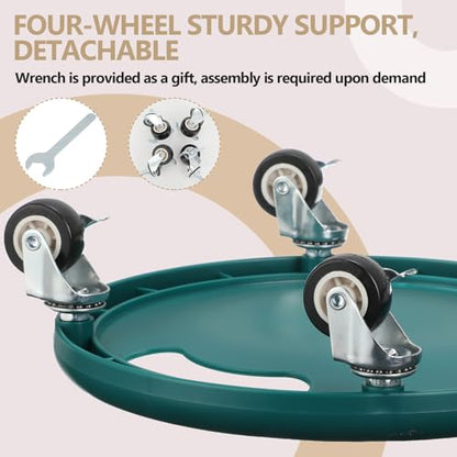 Seenelling 4 Pcs Abdominal Exercise Roller Wheel Abdominal Exercise Sliders for Core Workout AB Wheel Exercise Board Abdominal Board Trainer for Abdominal Core Strength Training, AB Workout Equipment