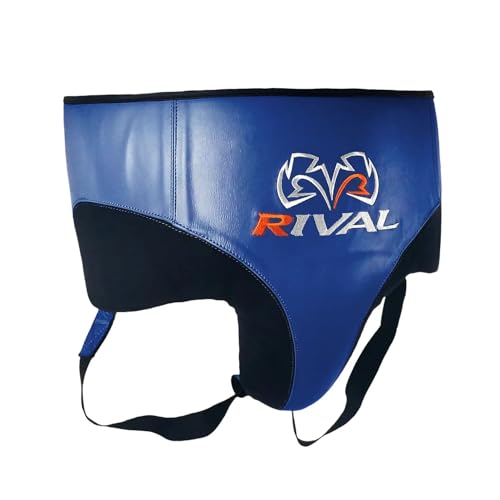 RIVAL Boxing RNFL10 Pro 360 파울 방지 사타구니 프로텍터, 15mm 이중 밀도 폼 패딩, 가볍고 편안한 보호 컵 - color: 블루/블랙., size: 라지