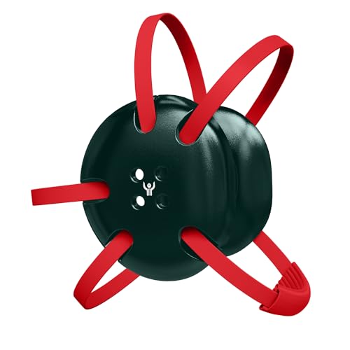 Great Call Athletics | Wrestling Classic Headgear Earguard Adult Grappling Head Gear Adjustable Ear Guards Varsity Red Straps - style: Dark Green w/ Varsity Red Straps