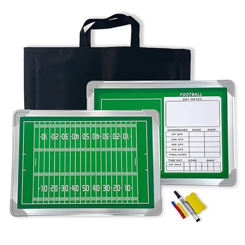 Magnetic Flag Football Tactical Board, Flag Football Coaching Board for Coaches, Portable Storage Design, Sturdy and Durable, for Training Guidance