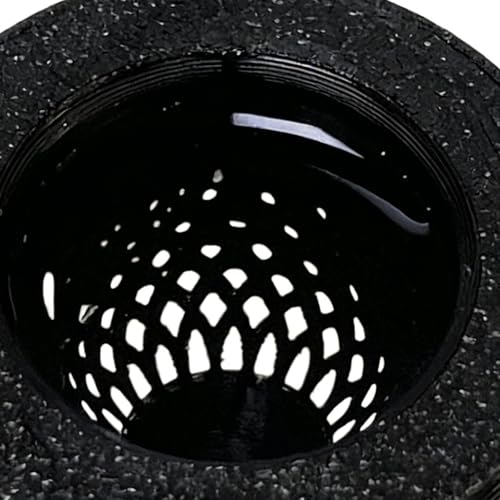 Aquarium Plant Holder - Floating Plant Cup | Cone-Shaped Fish Tank Floating Plants Holder for Aquatic Plants, Freshwater Aquarium and Terrarium Setup, Home, Office, Living Room, Bedroom, Apartment - color: Black