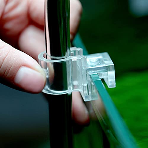 Airline Tube Holders Clamps Aquarium Acrylic Fixture Clamp for Fish for Tank Aquarium Water Clip Fish for Tank Tube Fish Tank Water - size: Large