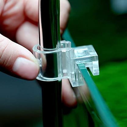Airline Tube Holders Clamps Aquarium Acrylic Fixture Clamp for Fish for Tank Aquarium Water Clip Fish for Tank Tube Fish Tank Water - size: Large
