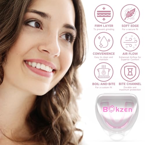 Mouth Guard for Women 4 Pack Medium Size - Pink