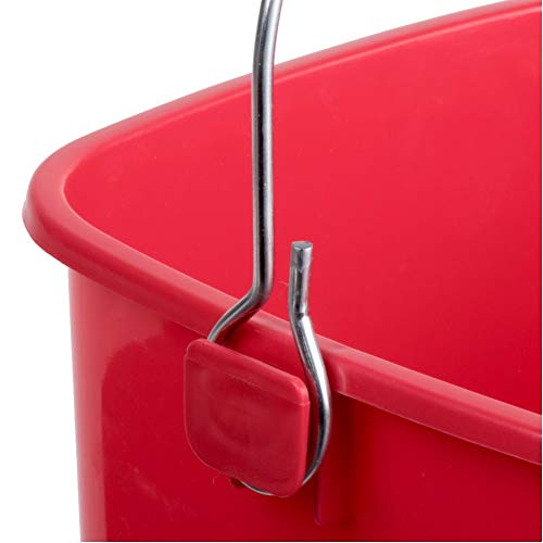 KP97RDNBL/KP97GNNBL Square Pail for Cleaning, Detergent and Sanitizing, 3quart, Small, Red and Green, Set of 2 - size: 2 Count (Pack of 1)