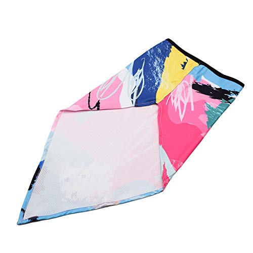 Women UPF 50+ Face Mask Sun Protection Fashion Colorful Neck Gaiter Scarf - color: Fcm-09
