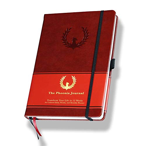 The Phoenix Journal - Quarterly Goal Planner, Daily Planner Journal & Organizer for Goal Setting, Productivity & Focus - Undated 12 Week Planner, Weekly & Monthly Planning, Habit Tracking - Hardcover (Classic) - color: Classic