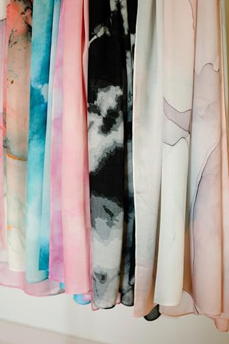 Women's Signature Lux Cotton-Modal Hijab Scarf. Soft, Breathable, Lightweight Wrap or Shawl for Modest Everyday Fashion - color: Dawn Breeze