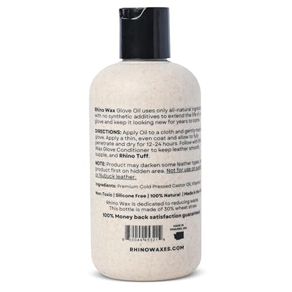 Premium Baseball Glove Oil for Break-in & Glove Conditioning | Premium glove oil to break in, condition, and maintain baseball gloves - Softens leather and preserves flexibility.