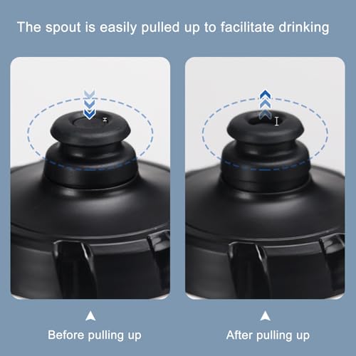Squeeze Cycling Sports Water Bottle for Biking and Outdoor Activity, Cycling Squeeze Bicycles Bicycles - color: Black
