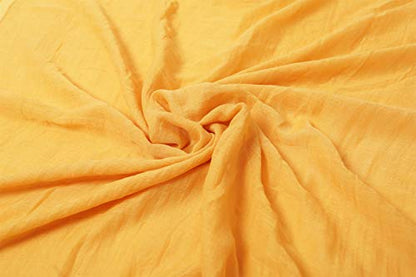 woogwin Women's Scarf Lady Light Soft Fashion Solid Shawl Wraps - color: Ginger