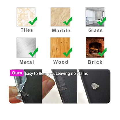 100% Silicone Clear Edge Protector Baby Proofing Furniture Guard, 6FT | Pre-Taped Adhesive Table Corner Guards, Flexible for Child Safety, Wall Cabinets Counter Bumper, 5/8" Depth - size: 6 Foot (Pack of 1)