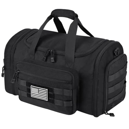 HILOMON Duffle Bag for Travel Mens Gym Sport Overnight Weekender Bags | 38L-45L Expandable Capacity, Airline Approved Carry-On Size, YKK Zippers, Separate Ventilated Shoe Compartment