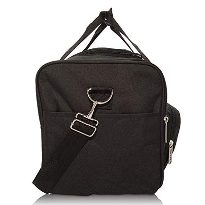 DALIX Signature Travel or Gym Duffle Bag in (Black, Gray, Navy Blue Red) - color: Black