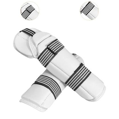 Taekwondo Arm Elbow Protectors, Karate Protective Arm Guards Protection, Sparring Gear Protective Gear for Martial Arts Match - size: Small