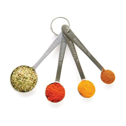 Mrs. Anderson’s Baking Measuring Spoons, Heavyweight 18/8 Stainless Steel, 4-Piece Set - style: Measuring Spoons, 4-Piece Set
