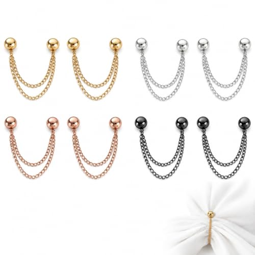8 Pack Magnetic Clothing Clips for Blouses,Dresses,Hijab,Scarf Holder