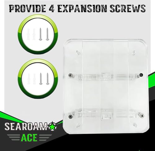 Boat Knife Holder,Marine Plier Holder and Lure Holder,Acrylic Marine Storage Organizer - style: TRANSPARENT