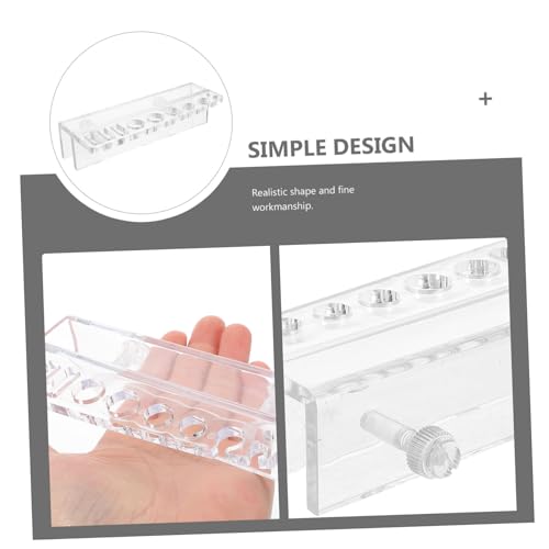 Aquarium Tool Holder Rack Storage Stand for Fish Tank Maintenance Easy Installation Self-Fitted Screws Convenient Wall-Mounted Plants and Grass Care