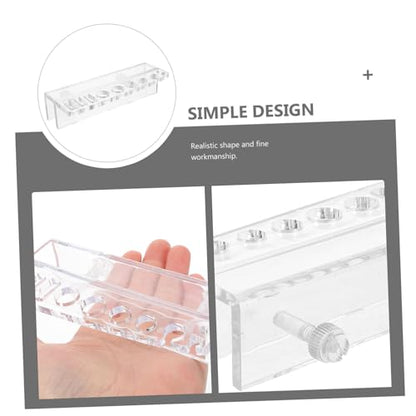 Aquarium Tool Holder Rack Storage Stand for Fish Tank Maintenance Easy Installation Self-Fitted Screws Convenient Wall-Mounted Plants and Grass Care