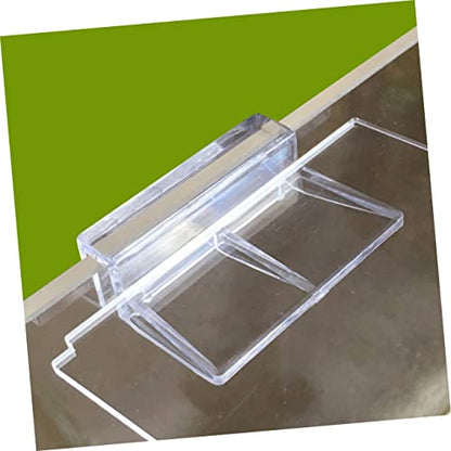 BESPORTBLE 15pcs Aquarium Rack Holder Acrylic Fish Tank Cover Clips Goldfish Tank Accessories
