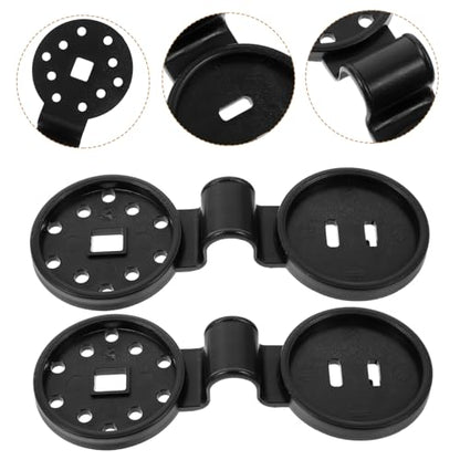 LIOOBO 25PCS Black Sturdy Sunshade Mesh Clips for Greenhouse Heavy Duty Plastic Buckles for Gardening Accessories for Fixing Shade Cloth and Netting