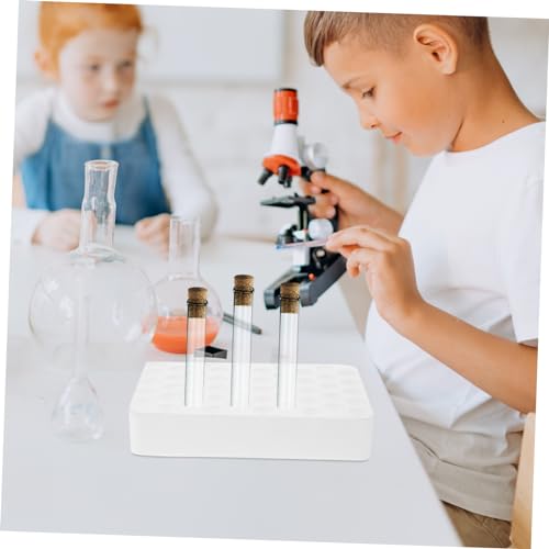 50holes Test Tube Rack Holder for Tubes Sturdy Laboratory Organizer for Research and Educational Use Compact Design for Easy Storage and Handling